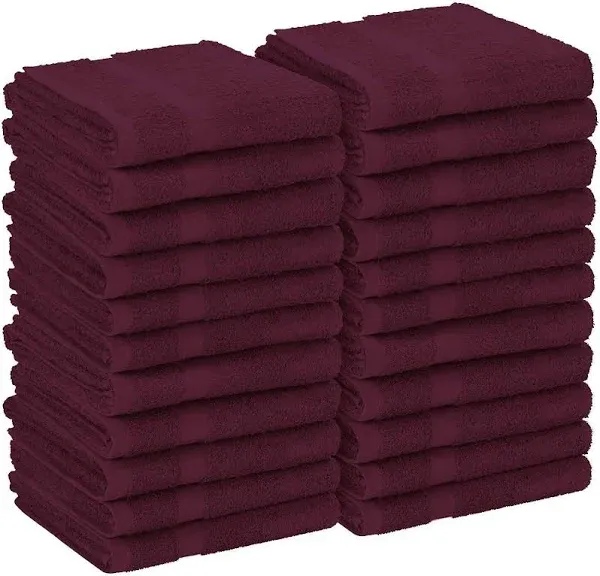 Utopia Towels Salon Towel Pack of 24 Highly Absorbent Cotton Towels for Hand