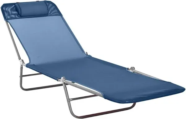 Outsunny Folding Chaise Lounge Chair