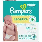 Pampers Baby Wipes Sensitive 9X 504 Count