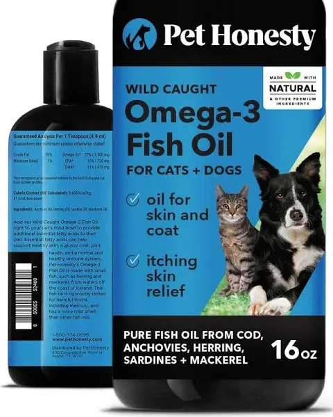 Pet Honesty Omega 3 Fish Oil for Dogs