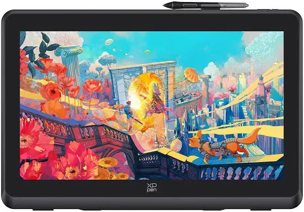 XPPen Artist 22 Plus Pen Display Drawing Graphics Tablet with Fully-laminated Screen,16K pressure levels