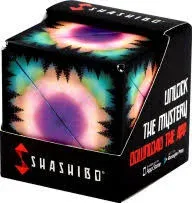 Shashibo Shape Shifting Box Award-Winning Patented Fidget Cube w 36 Rare Earth Magnets