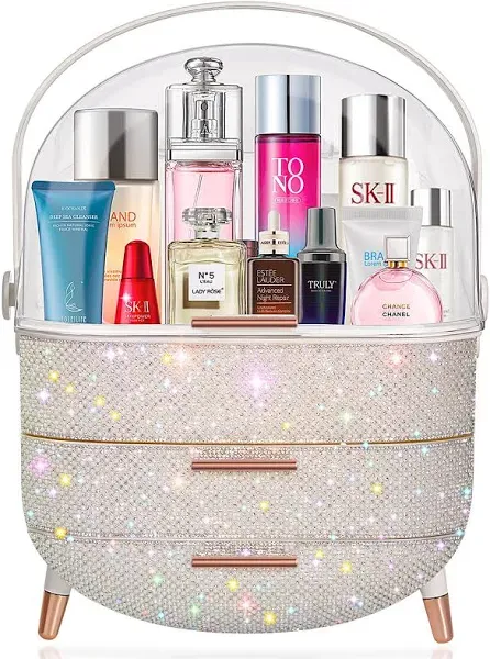 Teen Girls Gift Makeup Organizer,Skin<wbr/>care Organizer Jewelry Storage,Cosmet<wbr/>ics St