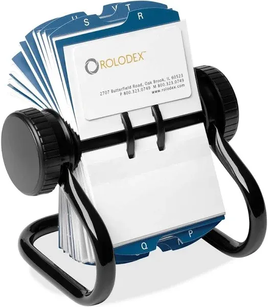 Rolodex Rotary Business Card File 67236