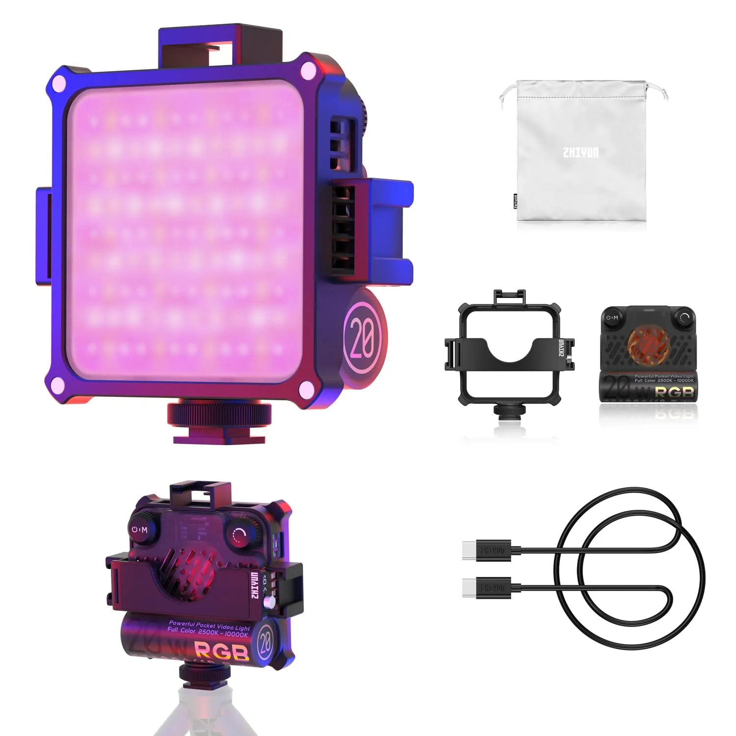 Zhiyun FIVERAY M20C RGB LED Light