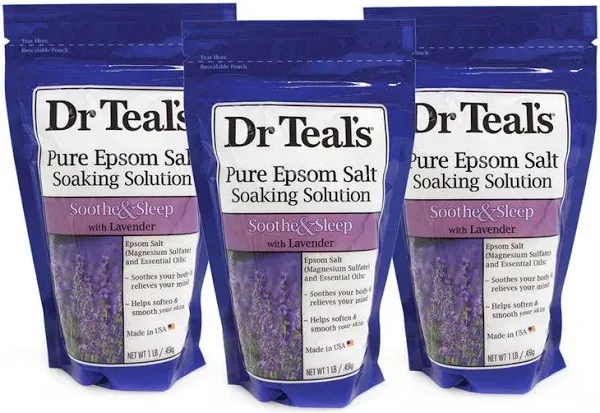 Dr Teal's Lavender Epsom Salt 1.36kg