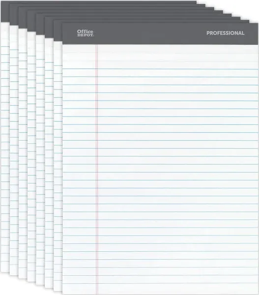 Office Depot Professional Legal Pad 8 1/2in. x 11 3/4in