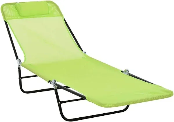 Outsunny Folding Chaise Lounge Chair