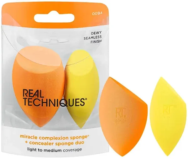 Real Techniques Miracle Complexion Sponge + Concealer Sponge Duo