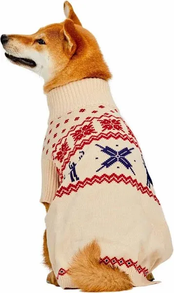 Blueberry Pet Christmas and Snowflake Dog Sweater