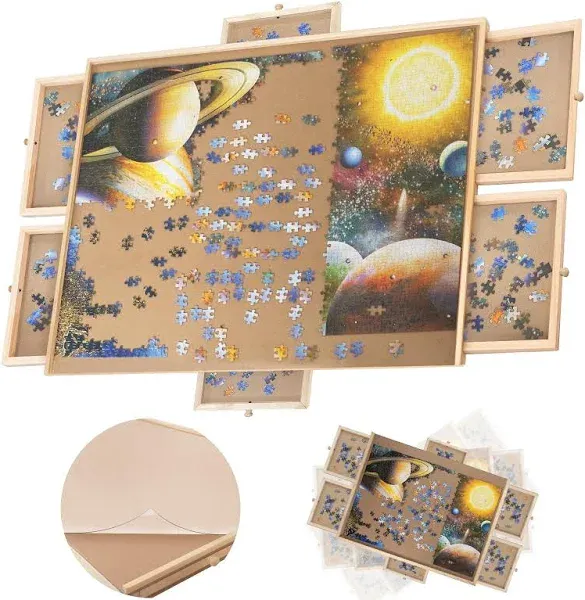 Nattork 1500 Piece Wooden Jigsaw Puzzle Board