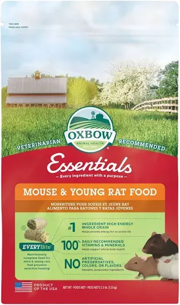 Oxbow Essentials Mouse & Young Rat Food