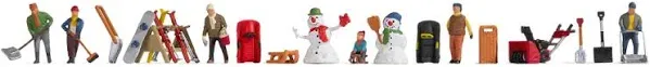 Alpine Railworks Winter's Day Themed Figures Set