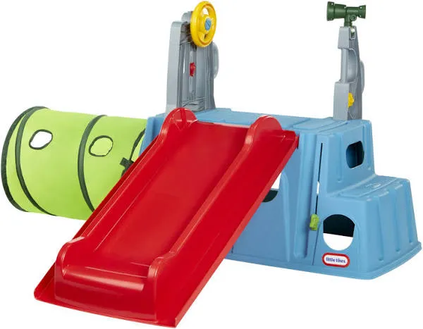 Little Tikes Easy Store Slide & Explore Indoor Outdoor Climber Playset for Toddlers Kids Ages 1-3