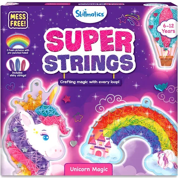 Skillmatics Art & Craft Activity Super Strings Unicorn Magic