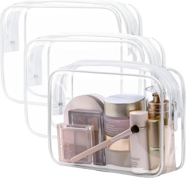 Packism Clear Makeup Bag TSA Approved Toiletry Bag Size