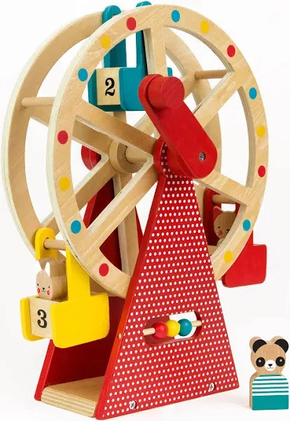 Petit Collage Carnival Play Set With 3 Animal Characters Non-Toxic, Safe, Age 3+