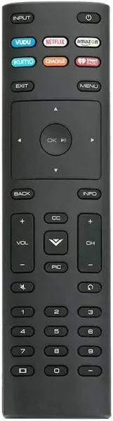 Universal Remote Control XRT136 for VIZIO Smart TV Remote Replacement