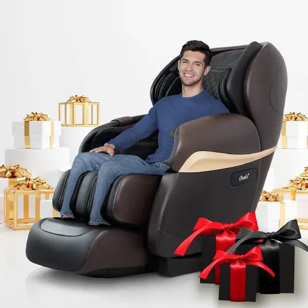 Osaki OS-Pro 4D Paragon Massage Chair - Brown (5 Years Warranty)