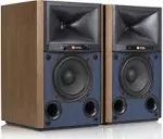 JBL 4305P Powered Bookshelf Speakers - Pair Walnut