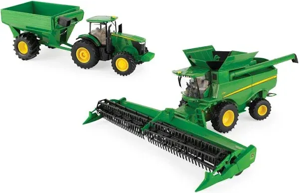 LP79390 - 2023 John Deere 1/32 Scale S780 Combine 7290R Tractor Toy