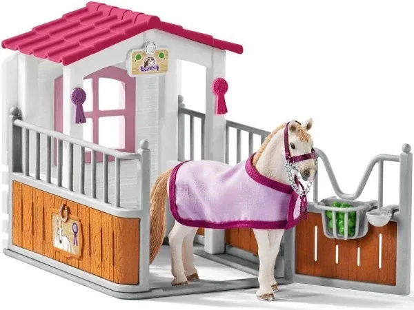 Schleich Horse Stall with Lusitano Horse Playset