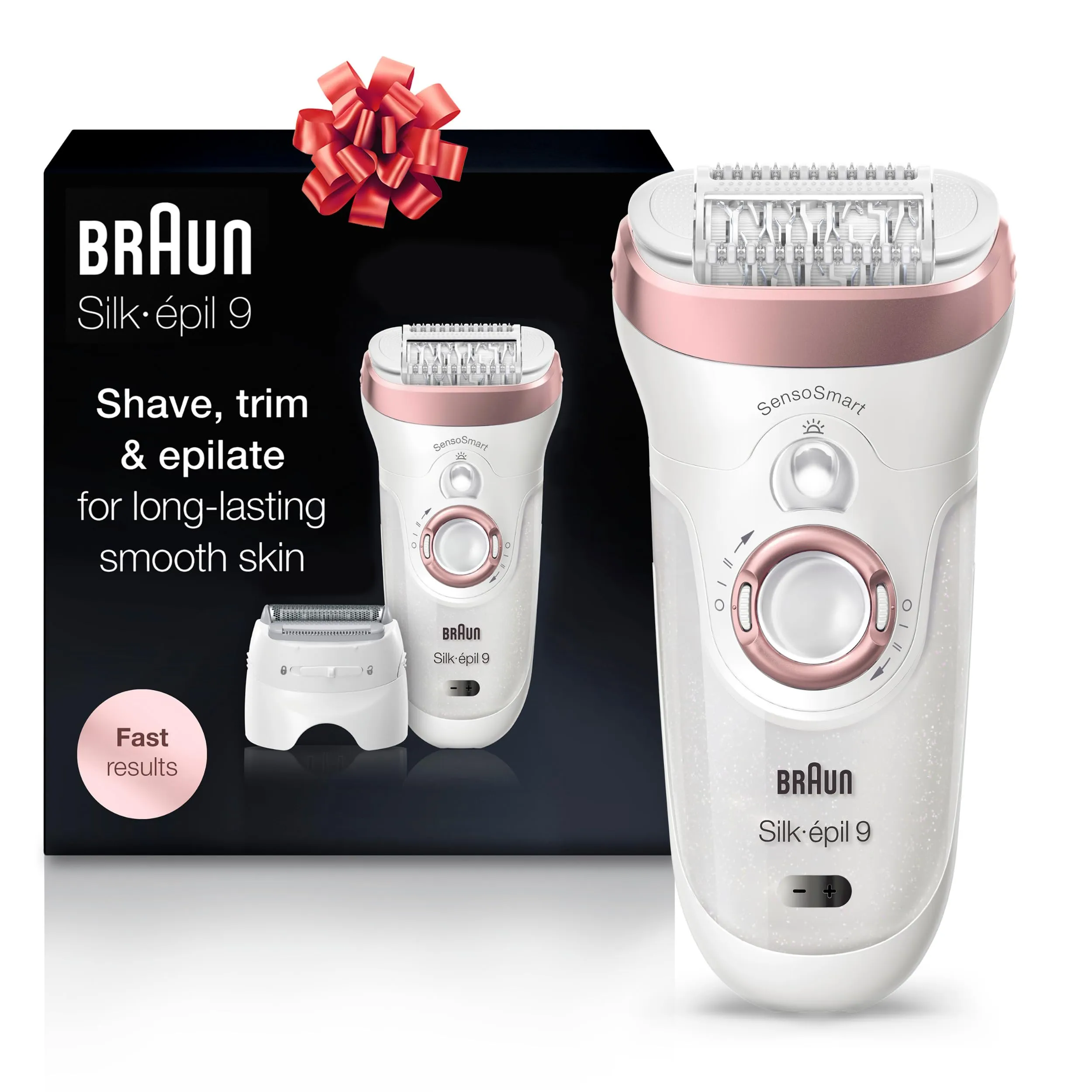 Braun Epilator Silk-pil 9 9-720 Hair Removal for Women, Wet & Dry