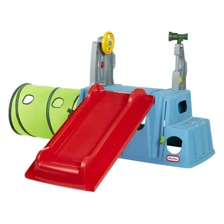 Little Tikes Easy Store Slide & Explore Indoor Outdoor Climber Playset for Toddlers Kids Ages 1-3