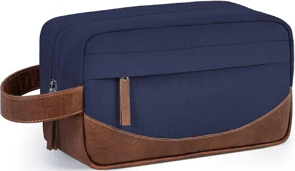 Toiletry Bag Hanging Dopp Kit for Men Water Resistant Canvas Shaving Bag with...