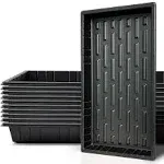 RooTrimmer Growing Trays, 1020 Plant Nursery Trays Heavy Duty Seed Starter Flat Seedling Tray for 72/128 Cell Plug Tray Transplant Growing