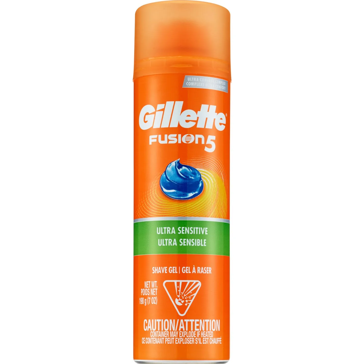 Gillette Fusion5 Ultra Sensitive Hydra Gel Shave Gel, 7 OZ