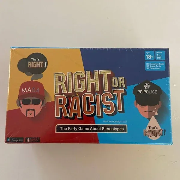 Right Or Racist Adult Party Game