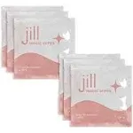 Jill Magic Wipes Pre Shave Dermaplane Oil Wipes for Face (6 Pack)