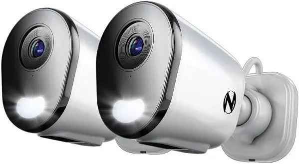 Night Owl Plug-In Wireless 2K HD Indoor/Outdoor Deterrence Camera with 2-Way Audio