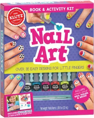 Klutz K580264 Nail Art Book Kit