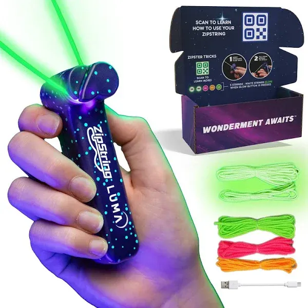 ZipString Luma Glow in The Dark Toy