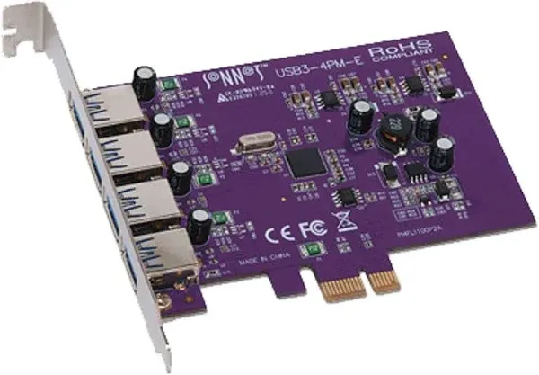 Sonnet USB3-4PM-E PCIe 4 Port Expansion Card