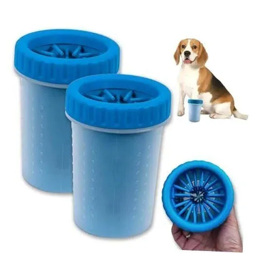 CAREFUNY 2 Pack Portable Dog Paw Cleaner