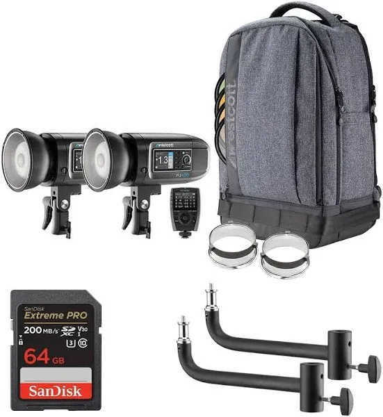 FJ400 Strobe 2-Light Backpack Kit with FJ-X3 Wireless Trigger Westcott