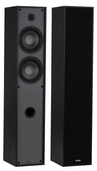 Dayton Audio Classic T65 Floor-Standing Tower Speaker Pair (Wood)