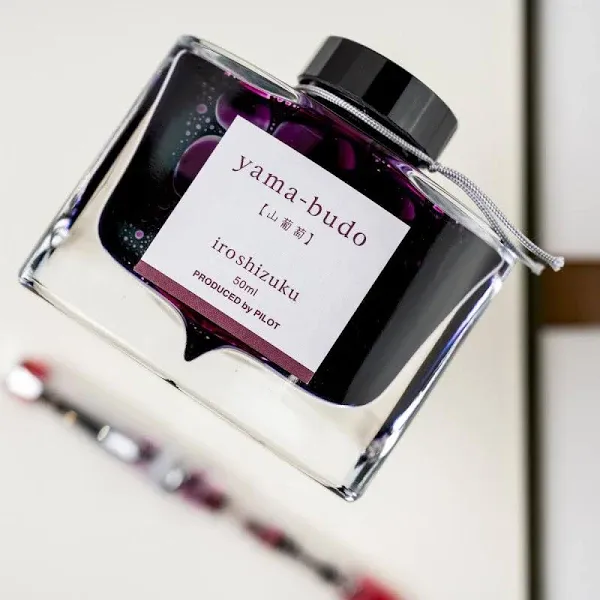 PILOT 600215 IROSHIZUKU INK 50CC BOTTLE - CRIMSON GLORY VINE (YAMA-BUDO)