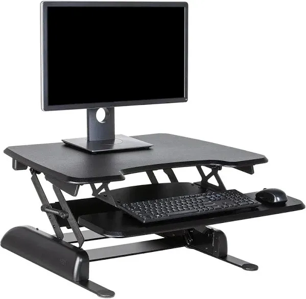 Vari - VariDesk Essential 30 - Two-Tier Standing Desk Converter for Home Offi...