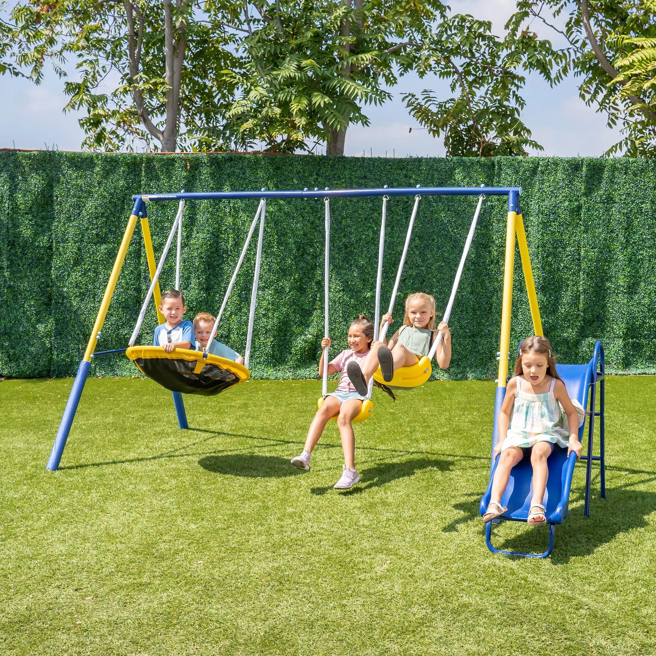 Sportspower Super Saucer Metal Swing Set