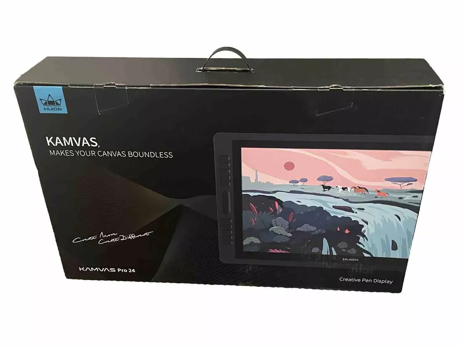 Huion KAMVAS Pro 24 QHD Drawing Graphics Display Tablet Monitor AG-Glass 23.8&#034;