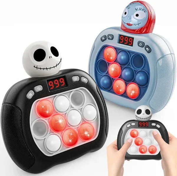 Upgraded Halloween Fast Push Game Console Handheld Game Sensory Toys Pop Game Fidget Sensory Toys