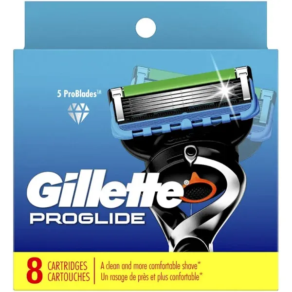 Gillette Fusion5 ProGlide Razor Cartridges 8 ct Pack