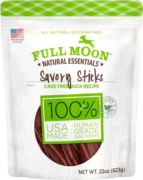 Full Moon Essentials Duck Jerky Tenders Dog Treats, 14 oz.