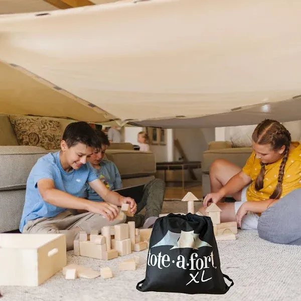 Tote A Fort Earthy XL Blanket Fort Building Kit