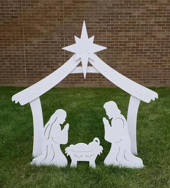 JOYIN 4ft Christmas Holy Family Nativity Scene