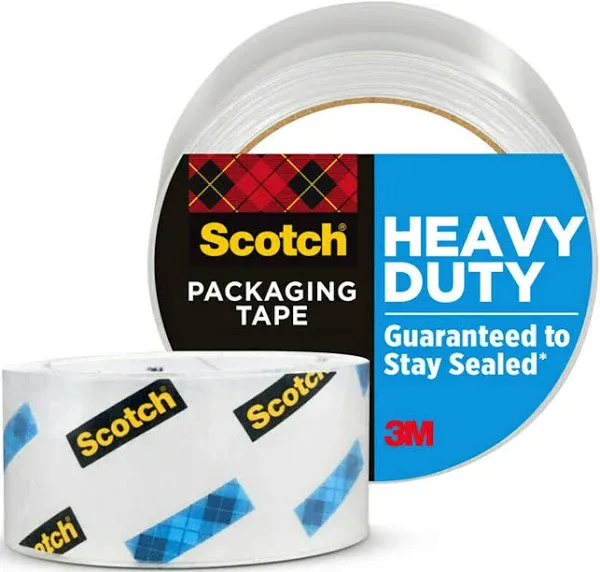 Scotch 3850 Heavy-Duty Packaging Tape 3 Core 1.88 x 54.6 yds Clear 36/Carton